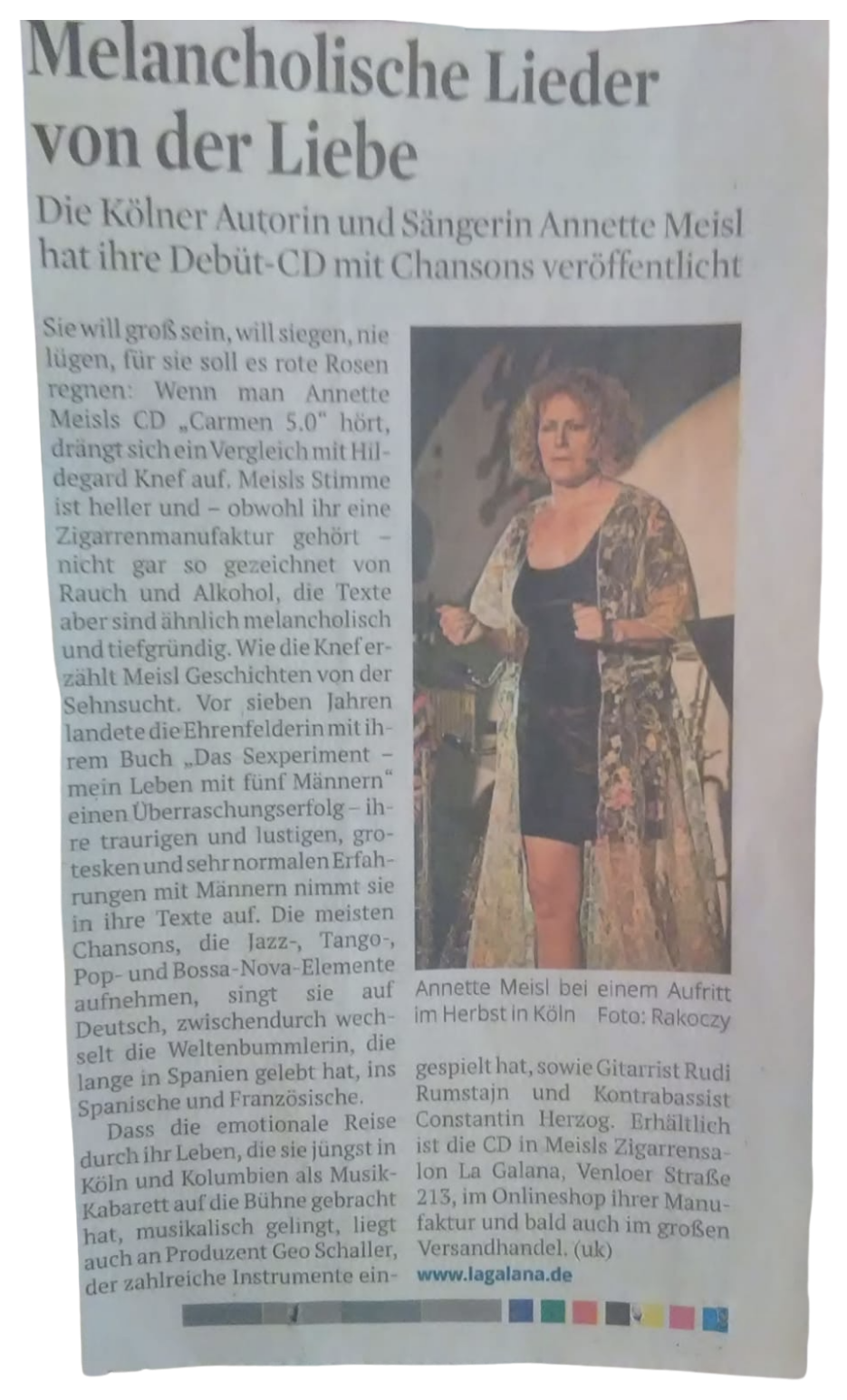 ​Kölnerin Annette Meisl besingt jetzt ihre Liebe(n)